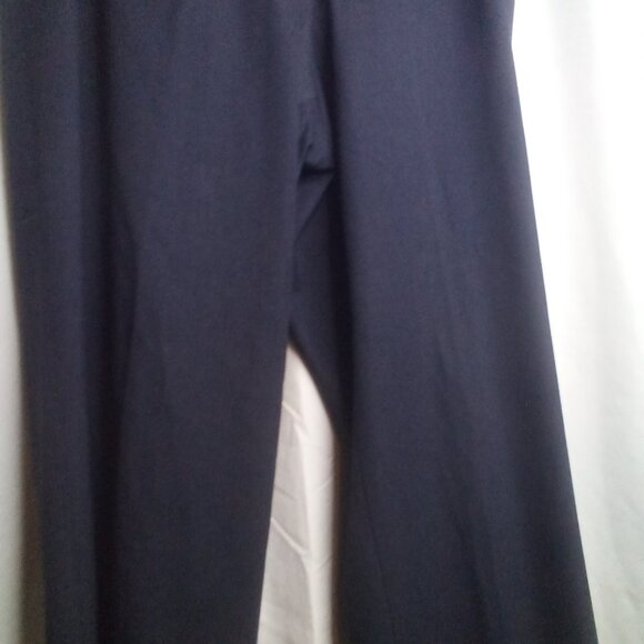 Liz Claiborne Pants 14P 14 Petite Anissa Straight Leg Blue - Picture 8 of 16